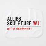 allies sculpture  Burp Cloth
