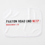 PAXTON ROAD END  Burp Cloth