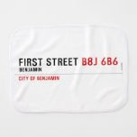 First Street  Burp Cloth