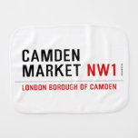 Camden market  Burp Cloth