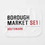 Borough Market  Burp Cloth