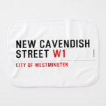 New Cavendish  Street  Burp Cloth