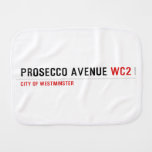 Prosecco avenue  Burp Cloth