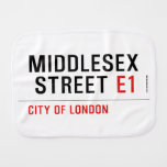 MIDDLESEX  STREET  Burp Cloth