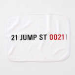 21 JUMP ST  Burp Cloth
