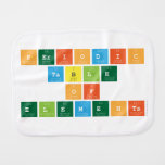periodic 
 table 
 of 
 elements  Burp Cloth