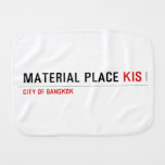 Material Place  Burp Cloth