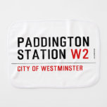 paddington station  Burp Cloth