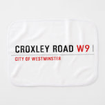 Croxley Road  Burp Cloth