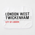 LONDON WEST TWICKENHAM   Burp Cloth