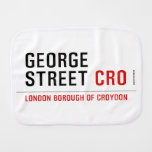 George  Street  Burp Cloth