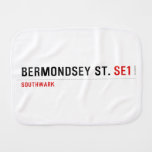 Bermondsey St.  Burp Cloth