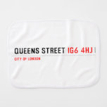 queens Street  Burp Cloth