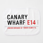 CANARY WHARF  Burp Cloth