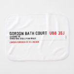 Gordon Bath Court   Burp Cloth