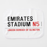emirates stadium  Burp Cloth