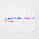 Lashonte royal  Burp Cloth
