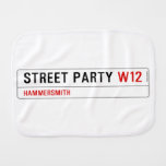 Street Party  Burp Cloth