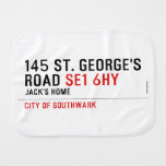 145 St. George's Road  Burp Cloth