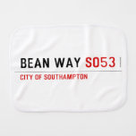 Bean Way  Burp Cloth