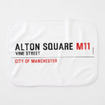 ALTON SQUARE  Burp Cloth