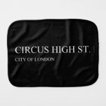 Circus High St.  Burp Cloth