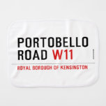 Portobello road  Burp Cloth