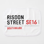 RISDON STREET  Burp Cloth