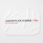 COCOA KLICK AVENUE  Burp Cloth