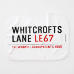 whitcrofts  lane  Burp Cloth