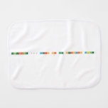 celebrating 150 years of the periodic table!
   Burp Cloth