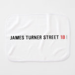 James Turner Street  Burp Cloth