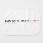 panna love patrick street   Burp Cloth