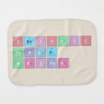 Periodic
 Table
 Writer  Burp Cloth