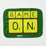 GAME
 ON  Burp Cloth