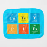 cutey
 pies  Burp Cloth