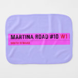 Martina Road #10  Burp Cloth
