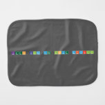 Keep calm and love mitchell  Burp Cloth