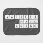 Periodic
 Table
 Writer  Burp Cloth
