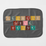 Periodic
 Table
 Writer  Burp Cloth