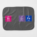 bi life  Burp Cloth