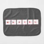 manuel  Burp Cloth
