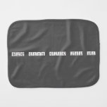 Never gonna give you up  Burp Cloth