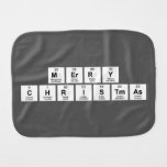 Merry
 Christmas  Burp Cloth