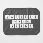 Periodic
 Table
 Writer  Burp Cloth