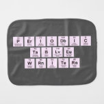 Periodic
 Table
 Writer  Burp Cloth