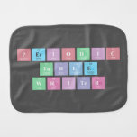 Periodic
 Table
 Writer  Burp Cloth