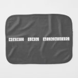 Snowy owl scientist  Burp Cloth