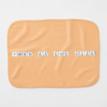 JESSICA MY TRUE LOVE  Burp Cloth