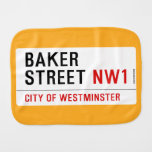 Baker Street  Burp Cloth